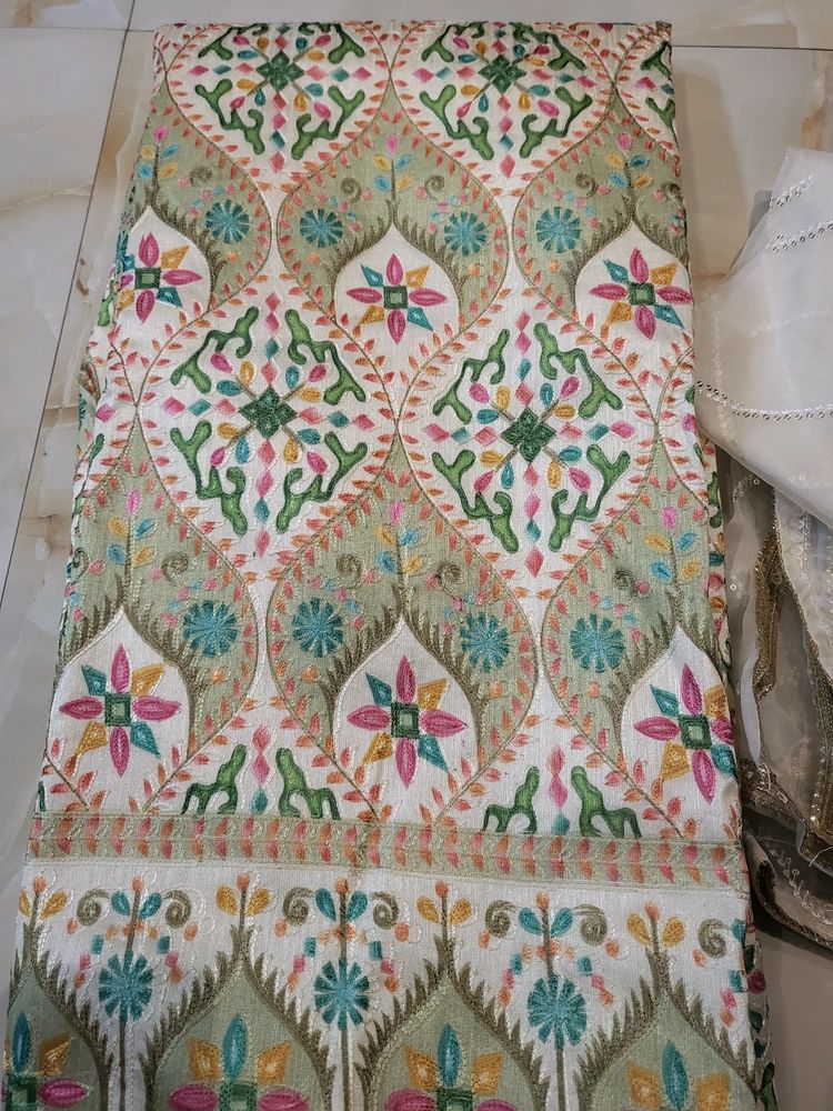 Embroidery Unstitched Suit