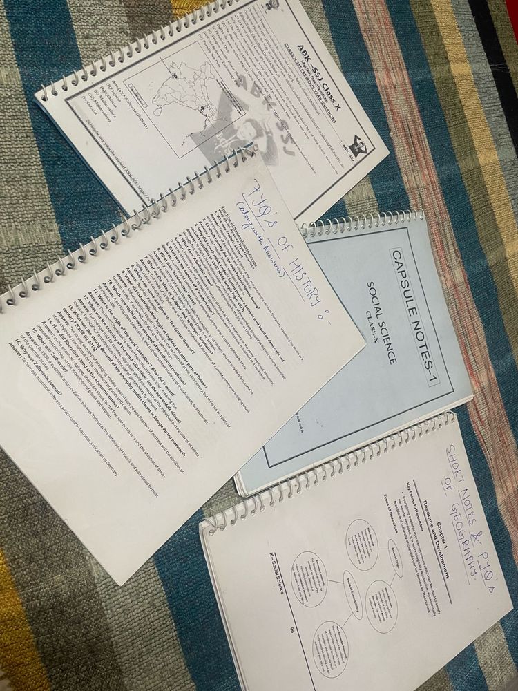 Class X Social Science Notes Bundle