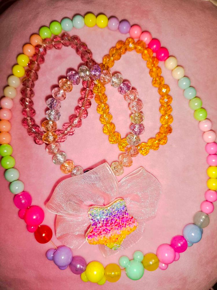 Colorful Kids Necklace Set