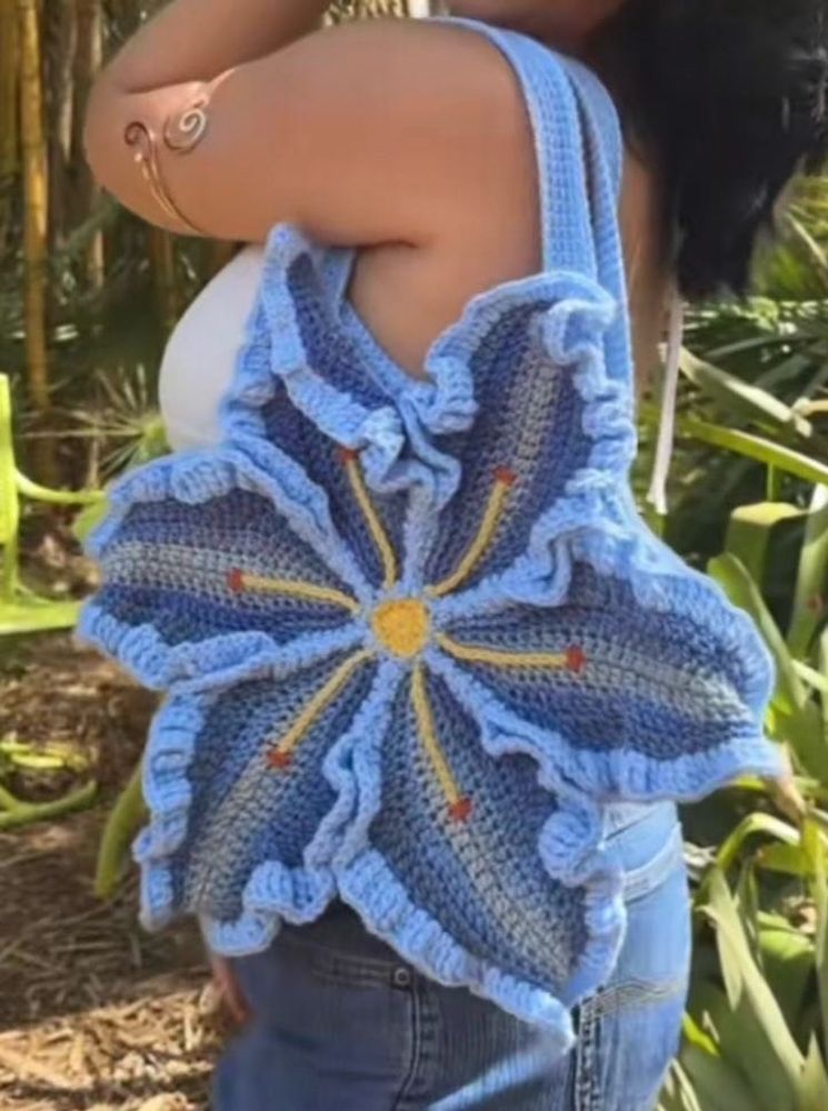 crochet handbag