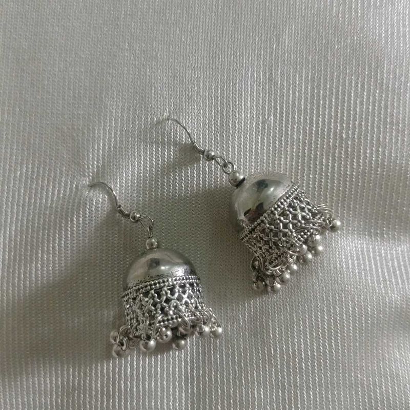 Oxidised Mini Jhumka