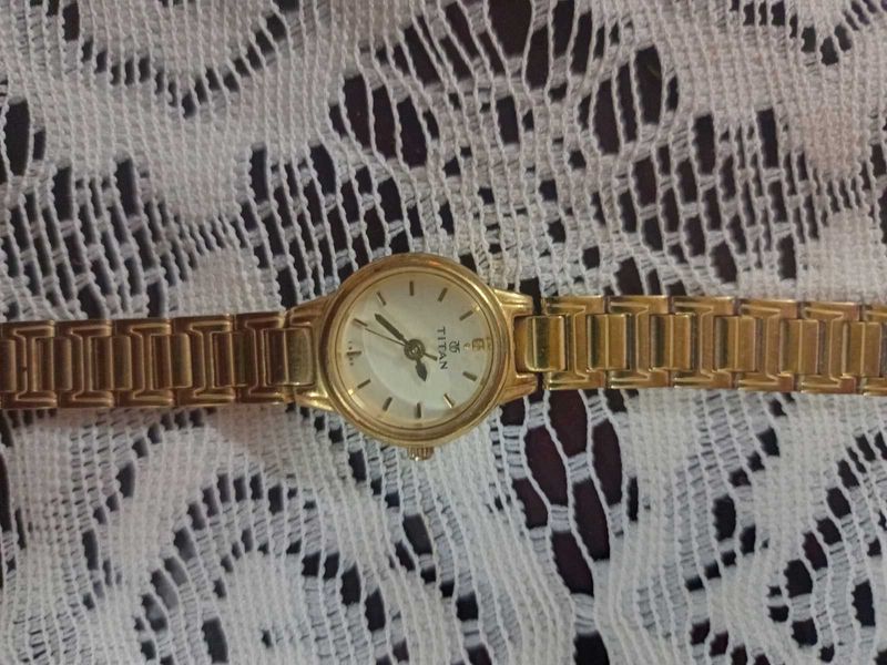 Titan Gold Watch