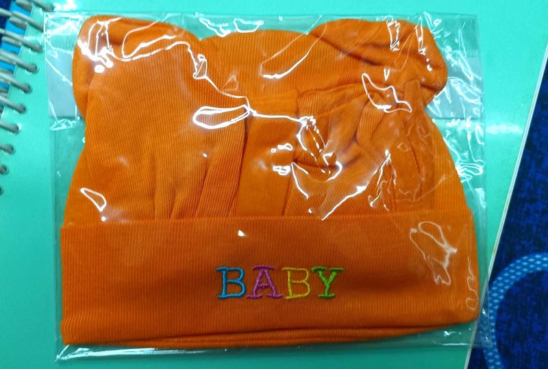Baby Cotton Cap,Mittons And Socks Set