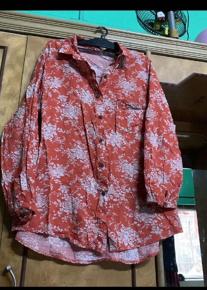 Oversized Floral Shirt