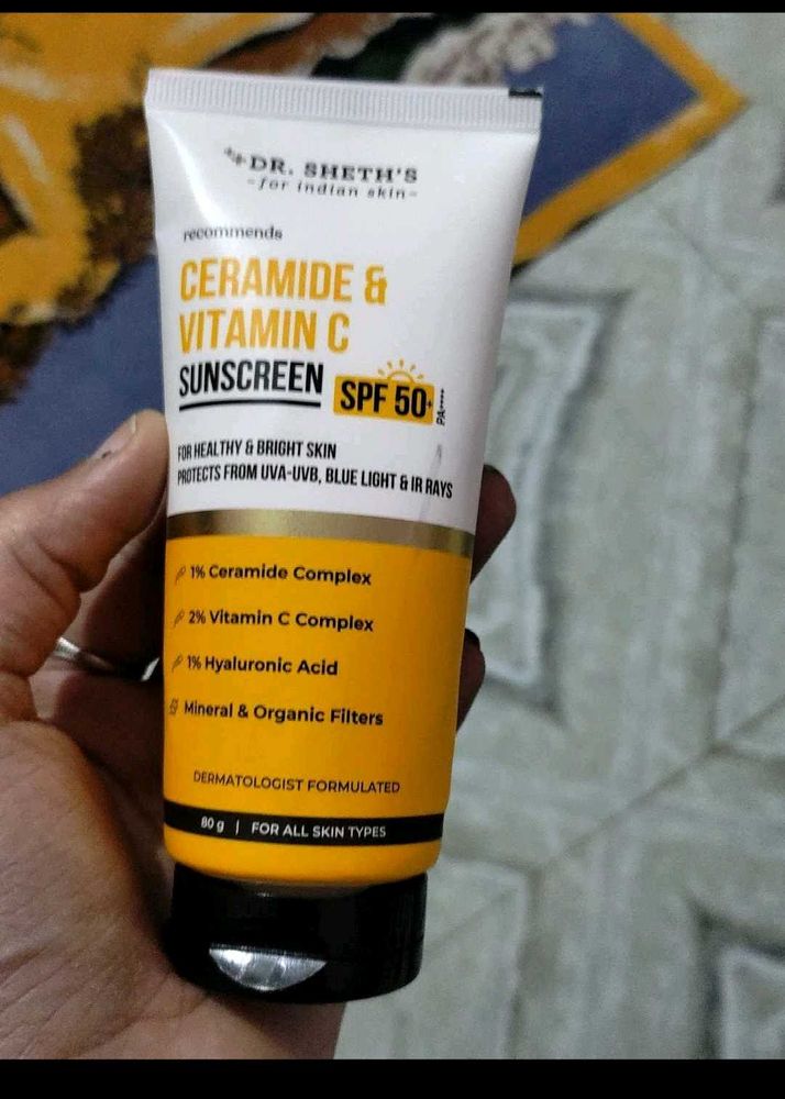 Dr Seth Used 10 G Vitamin C Sunscreen