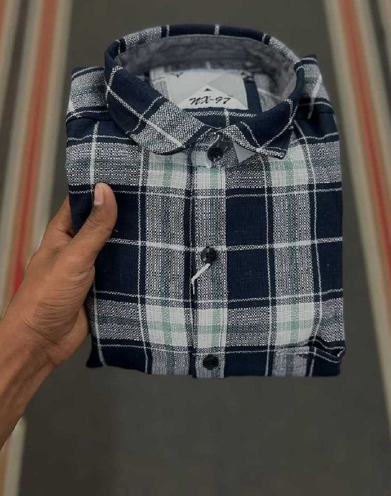 US Imported Rare Textured Plaid Flannel Shirt