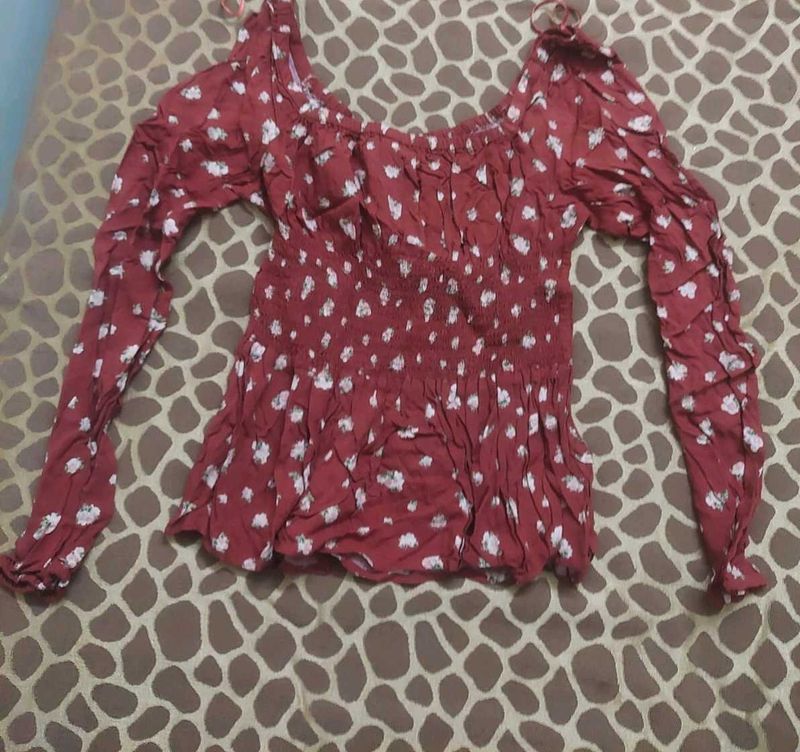 Floral Off-Shoulder Top