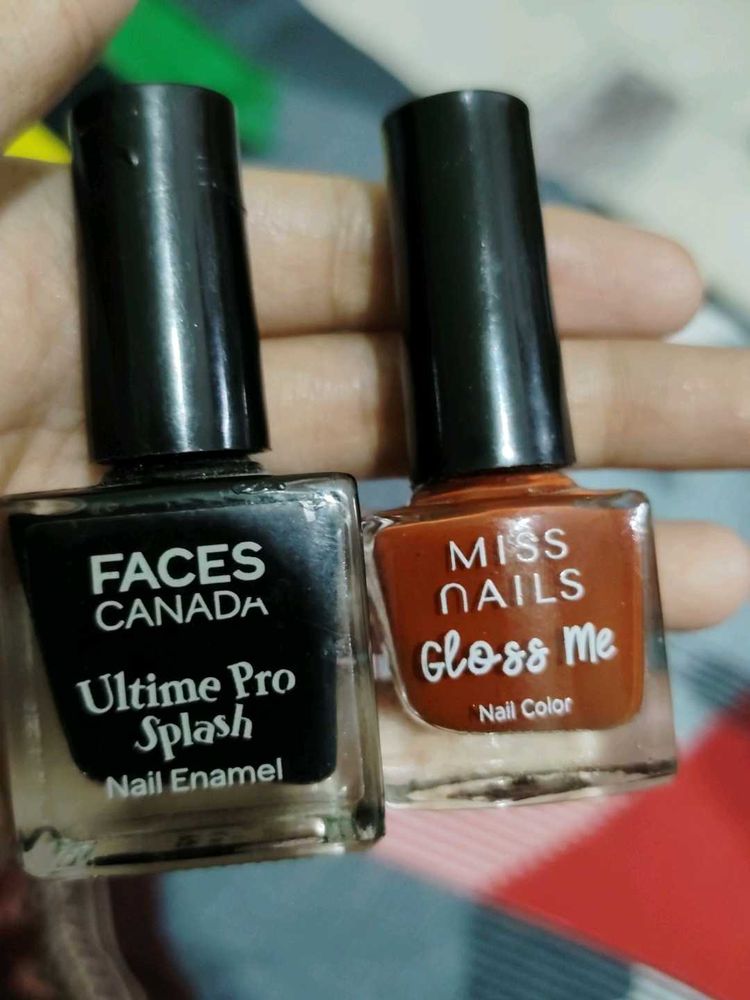 Combo Of Faces Canada And Miss Nails Nailpolish