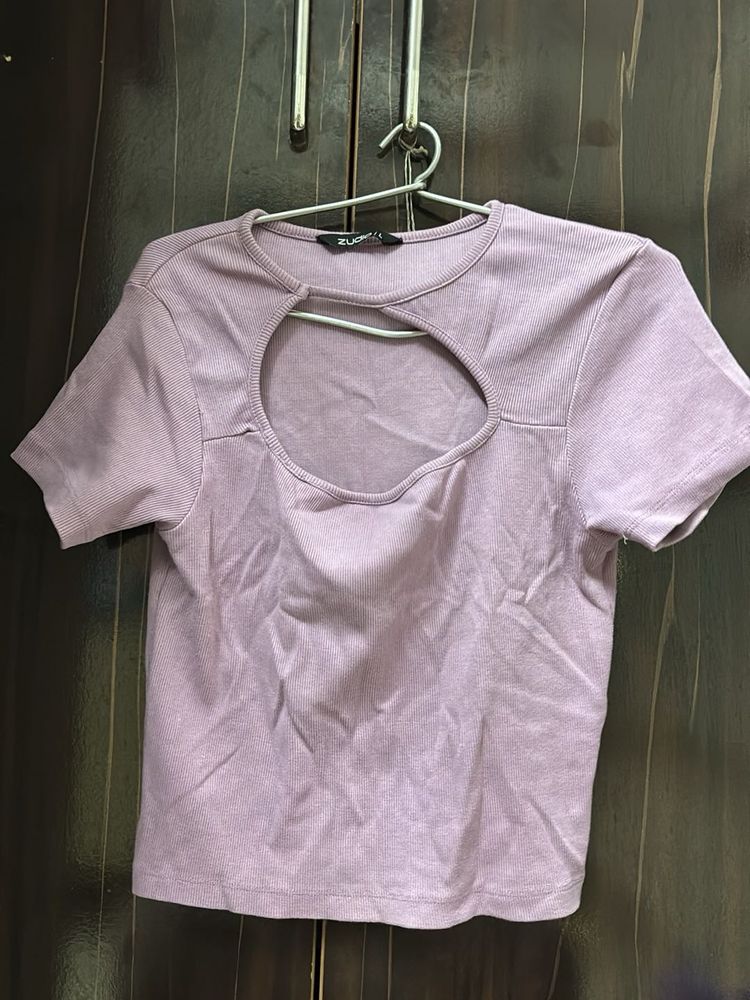 Cute Cutout Tee