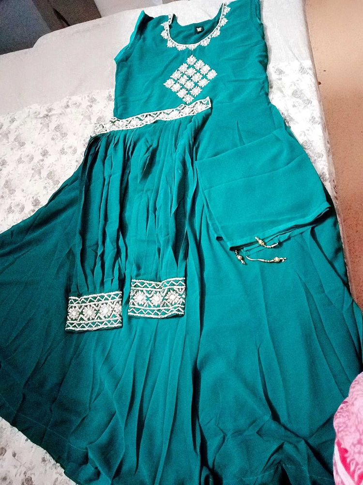 Ready To Wear Designer Green Dress