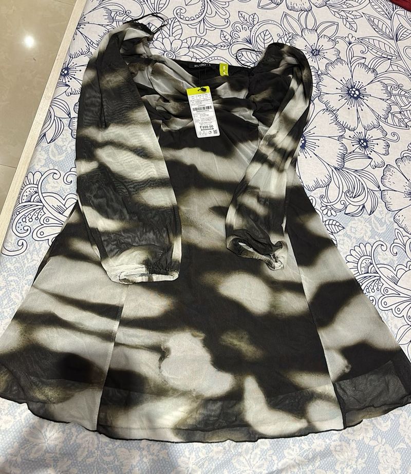 Party Wear Mini Dress For Young Girls