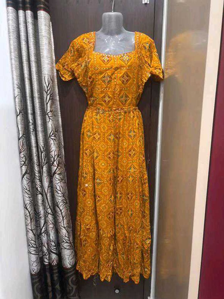 Festivies Ethenic Dress With Belt