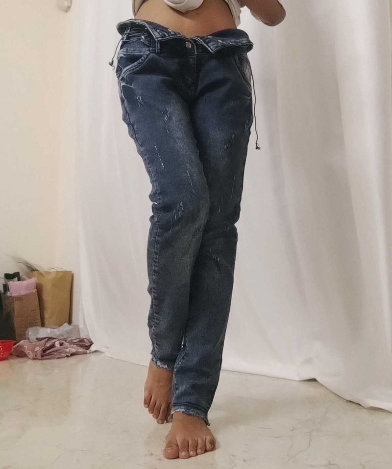High Waist Denim Jeans