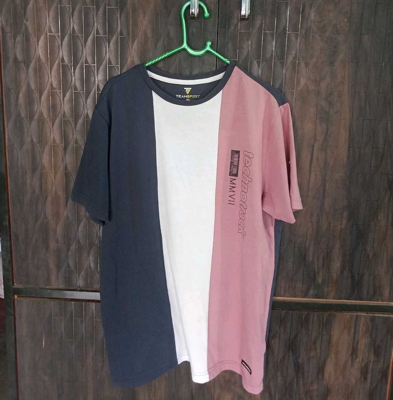 Color Block Graphic T-shirt 👕💓🫐
