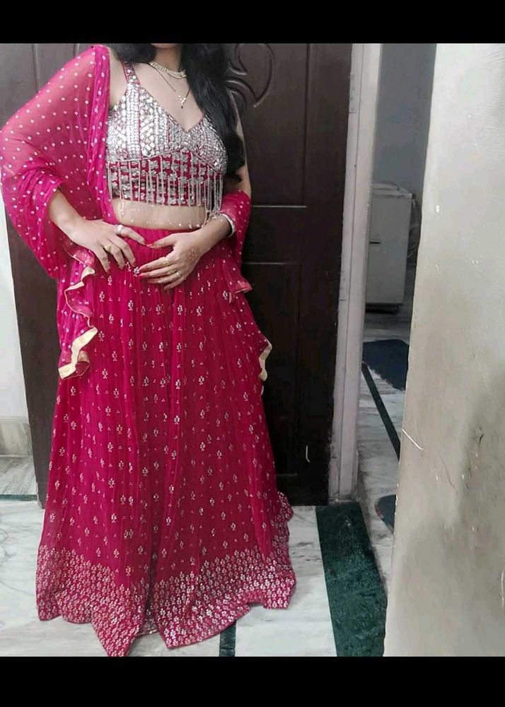 💞Fix Price Hot Pink Lahenga💞