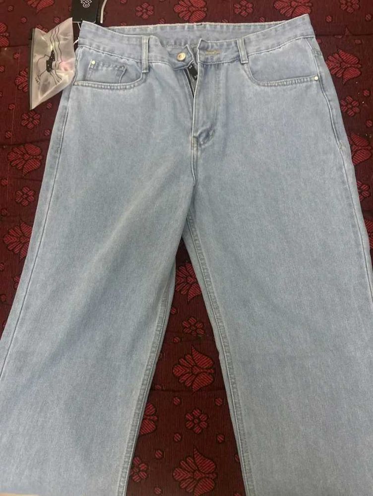 Blue Loose Jeans