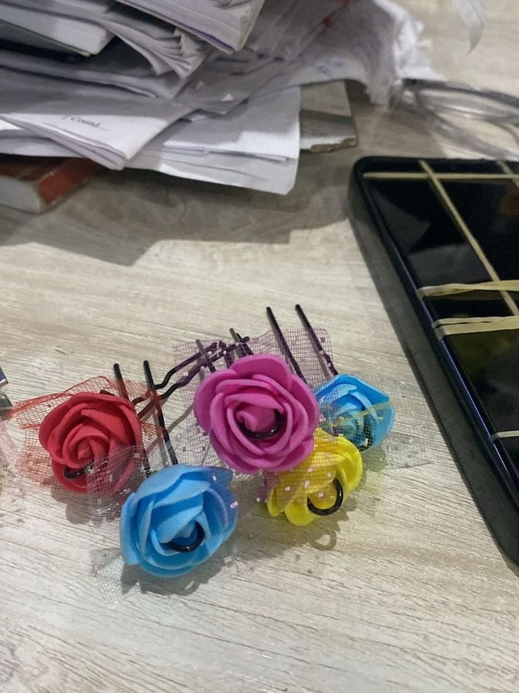 Hair Clips 3 Or Juda Pins 5