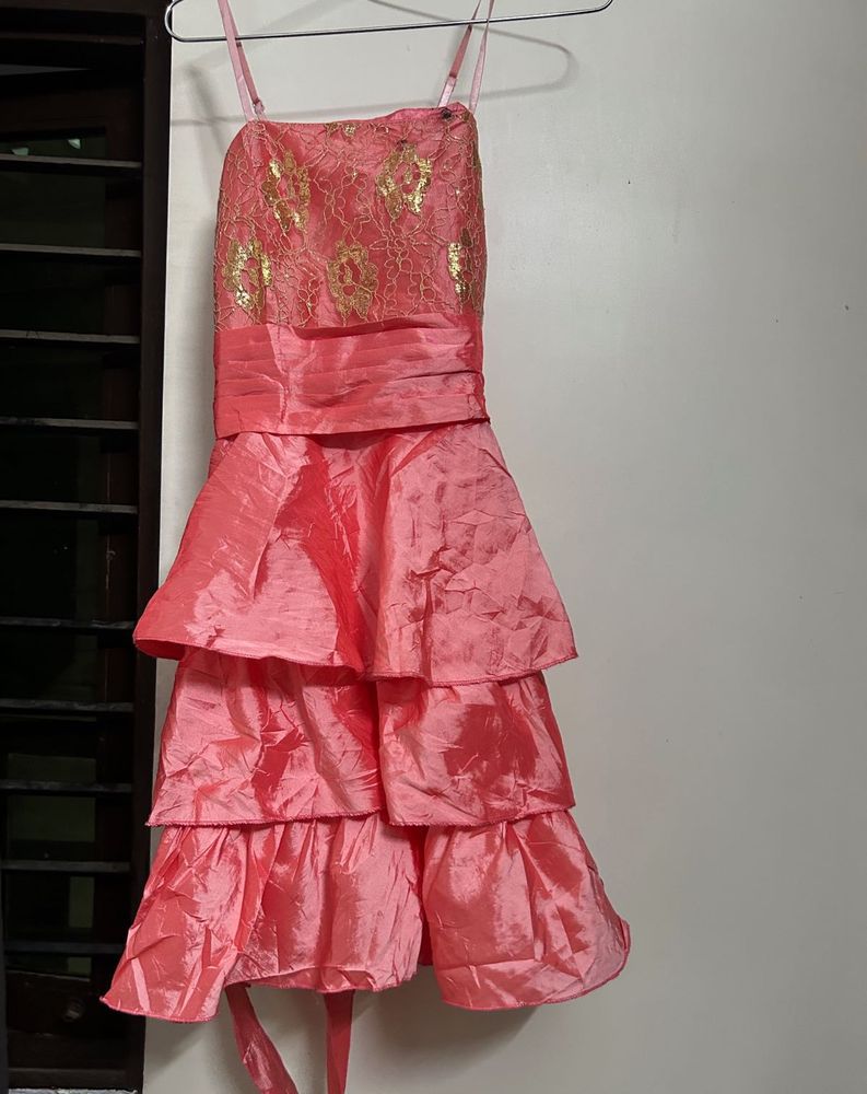 Coral Party Dress