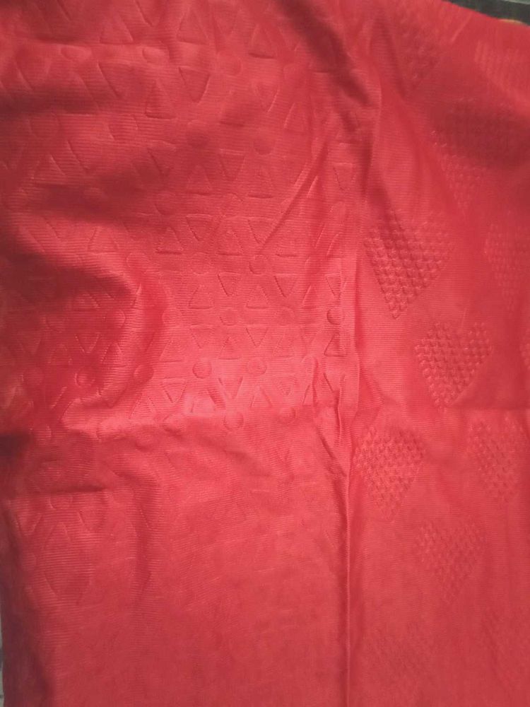 Red Curtain Panel