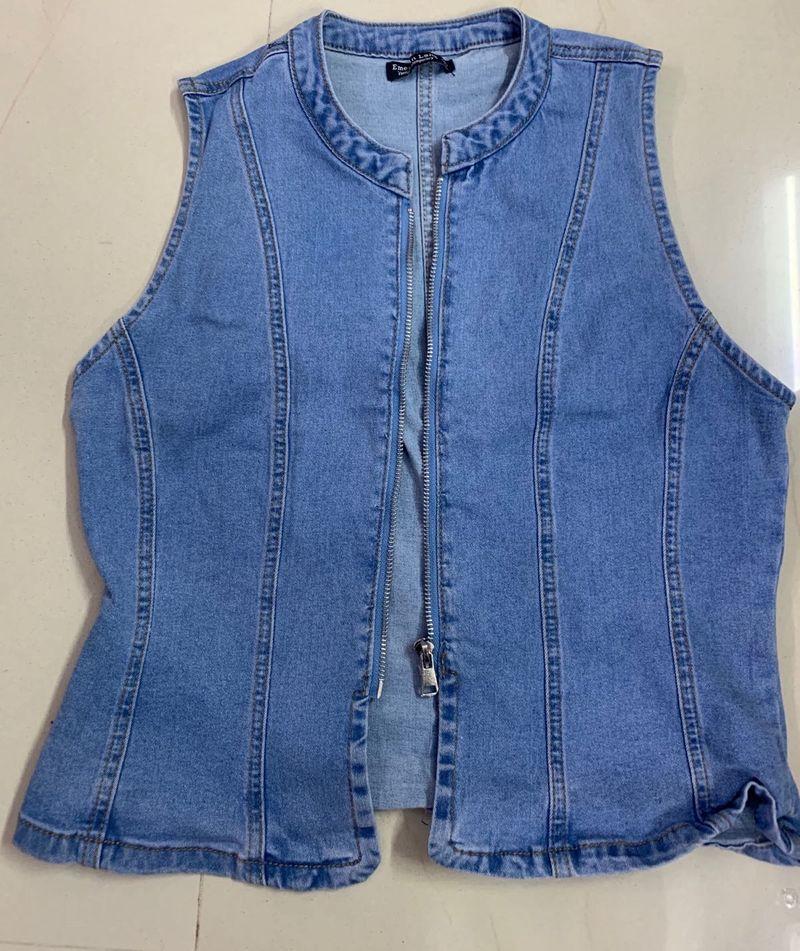 Denim Vest - Stylish Layering Piece