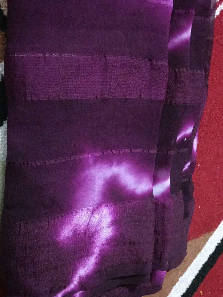 Elegant Purple Saree