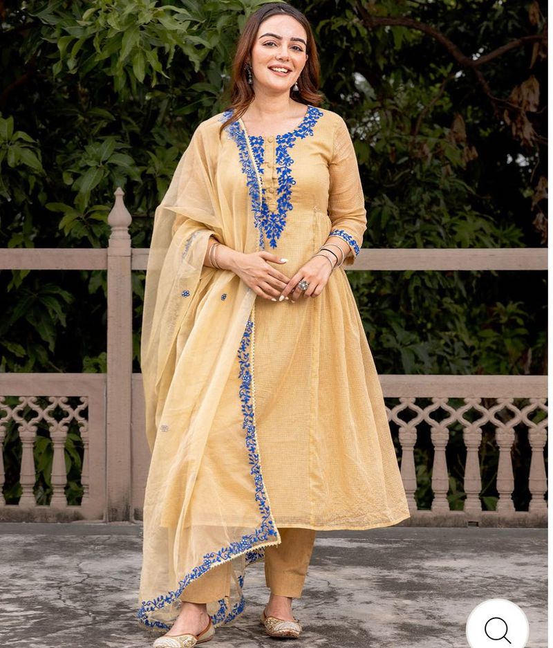 Elegant 3-Piece Salwar Suit Set with Inner