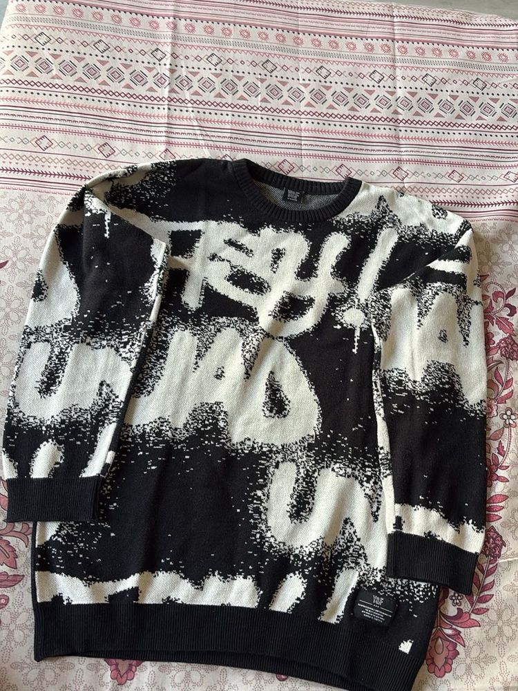 Graphic Print Sweater