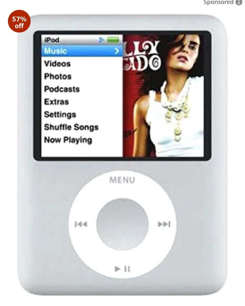 Original Apple ipod Nano Silver Music Player