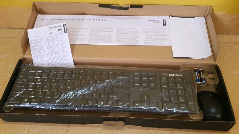 Lenovo 100 Wireless Keyboard Mouse Combo