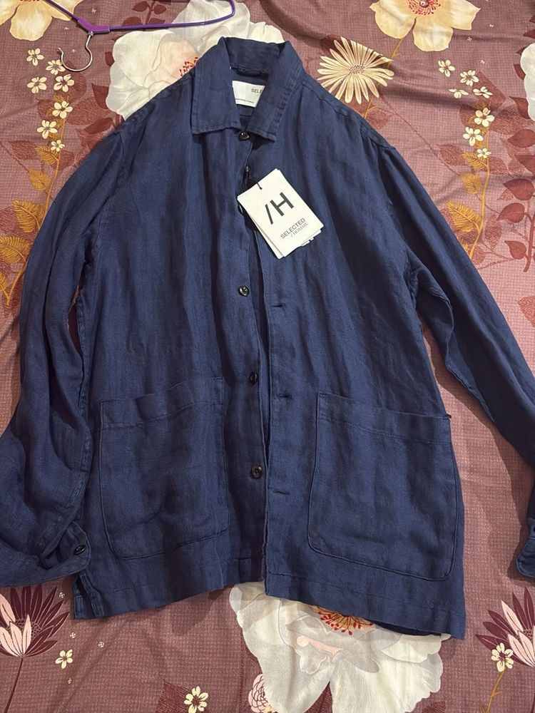 SELECTED HOMME Navy Over Shirt