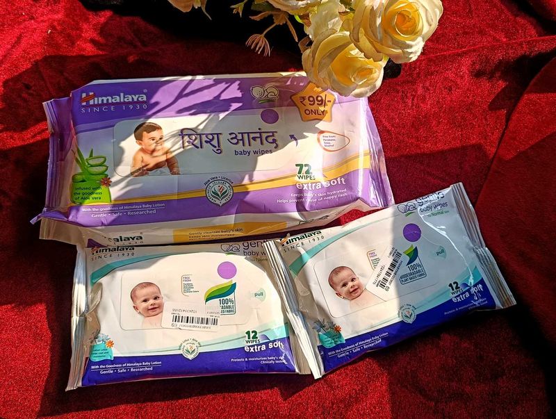 Himalaya Baby Wipes pack of 3