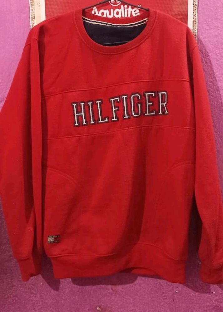 Size L Tommy Hilfiger Hoodie Red