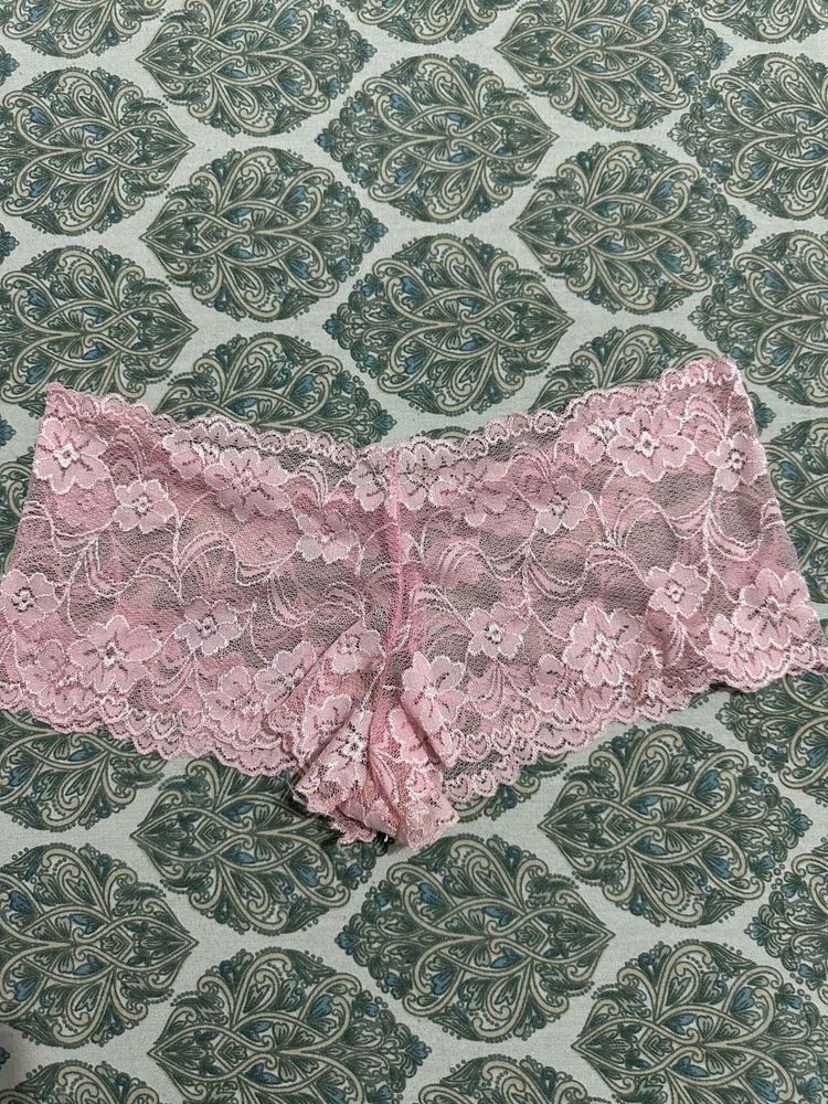 Pretty Pink Lace Briefs
