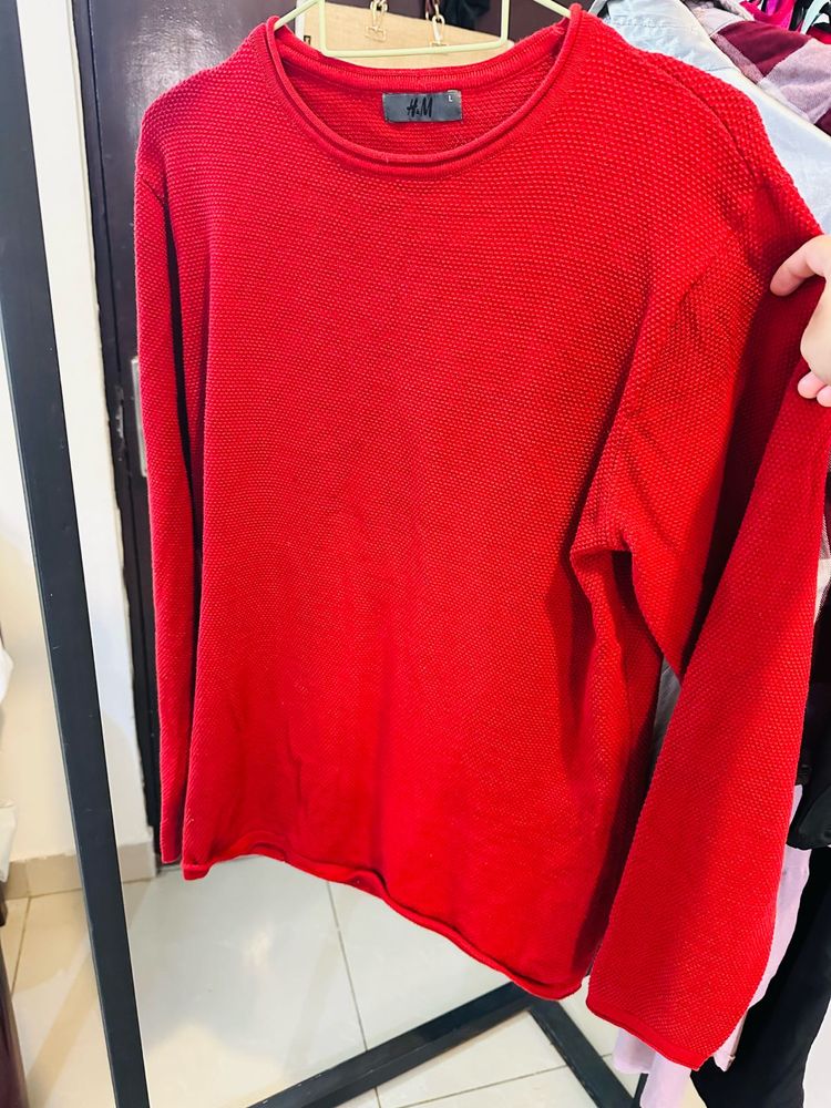Red H&amp;M Sweater