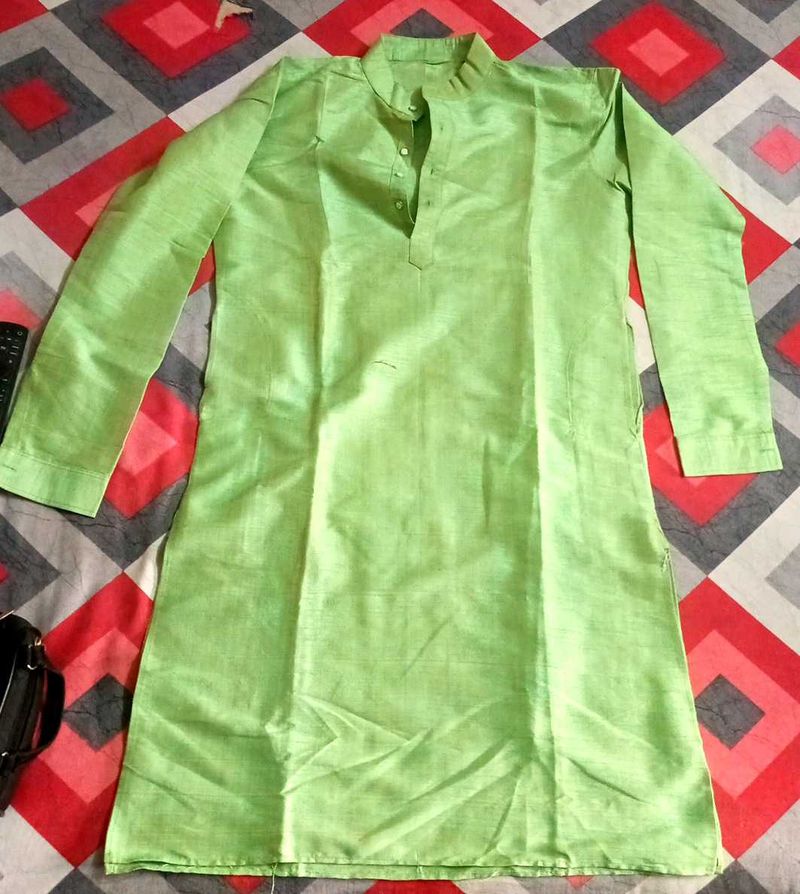Lime Green Kurta