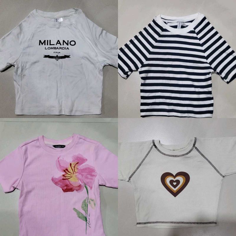 Hnm Crop Top Combo