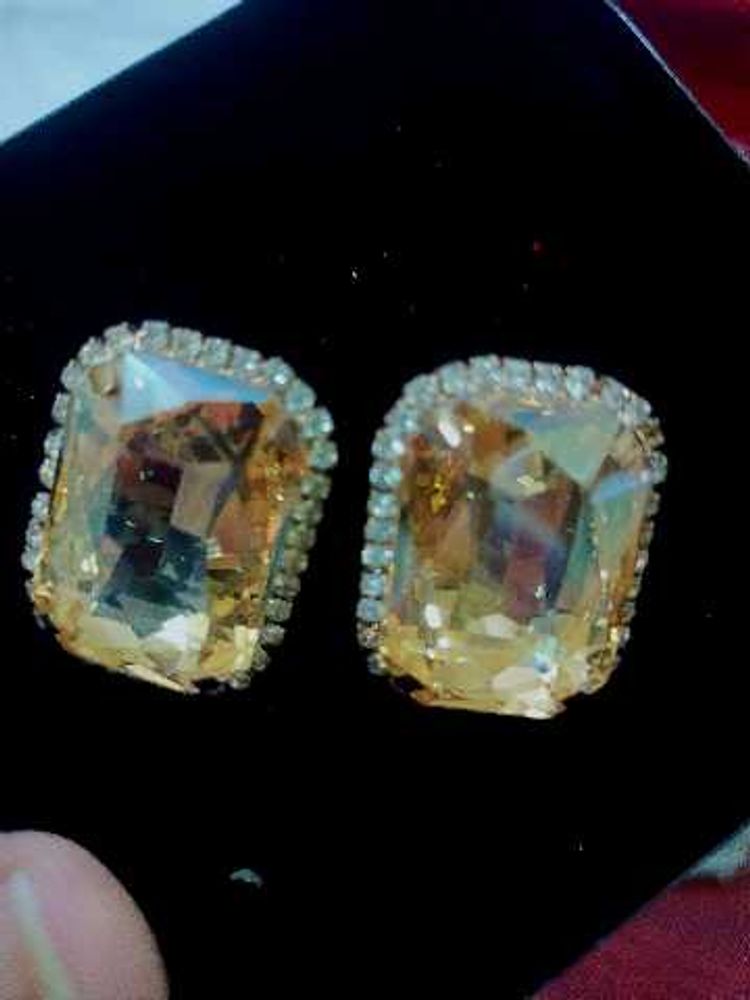 Sparkling Gemstone Earrings