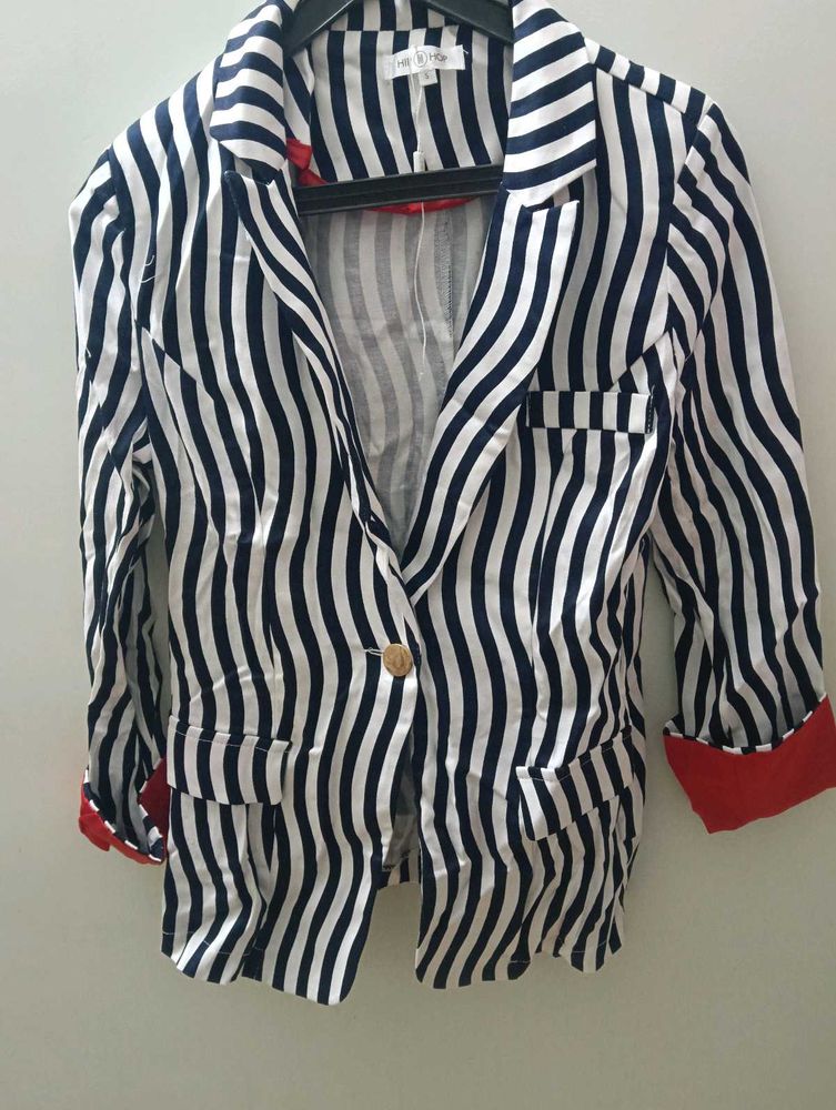 Striped Blazer