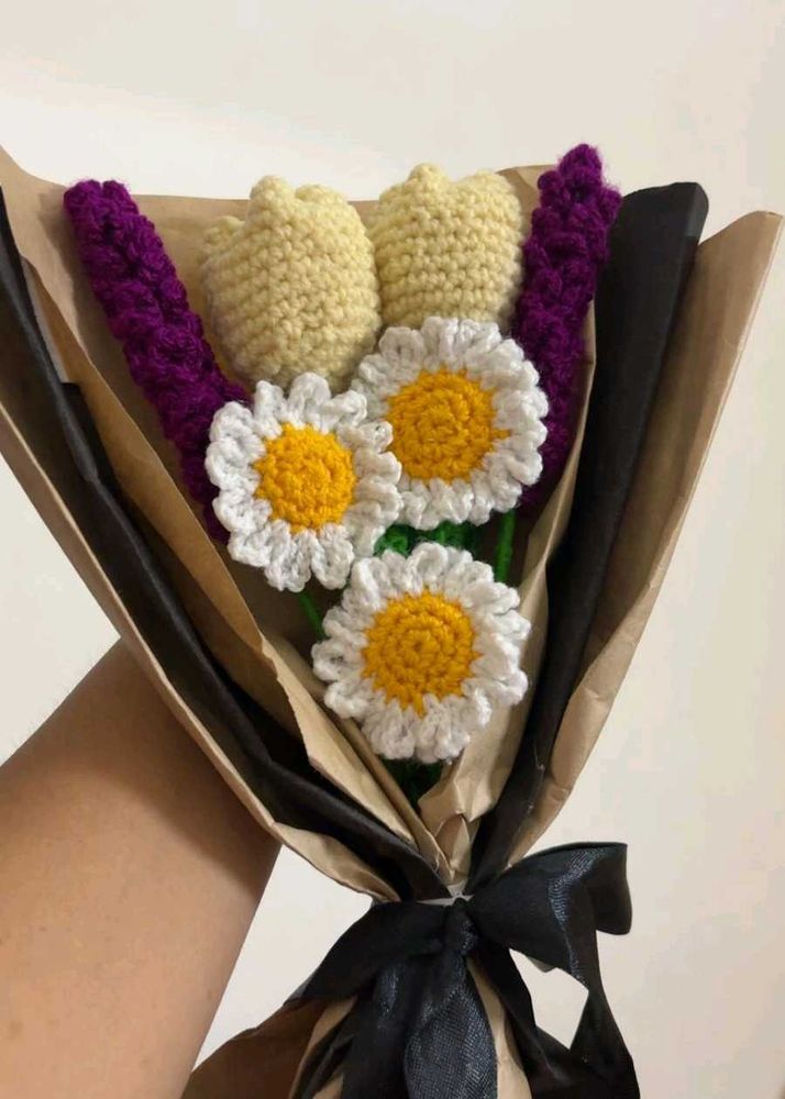 Crochet Flower Bouquet