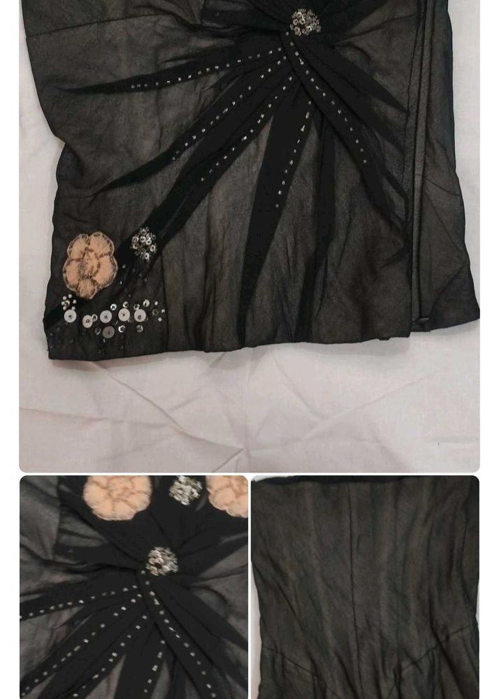 Combo Of Black Corset And Red Jacket