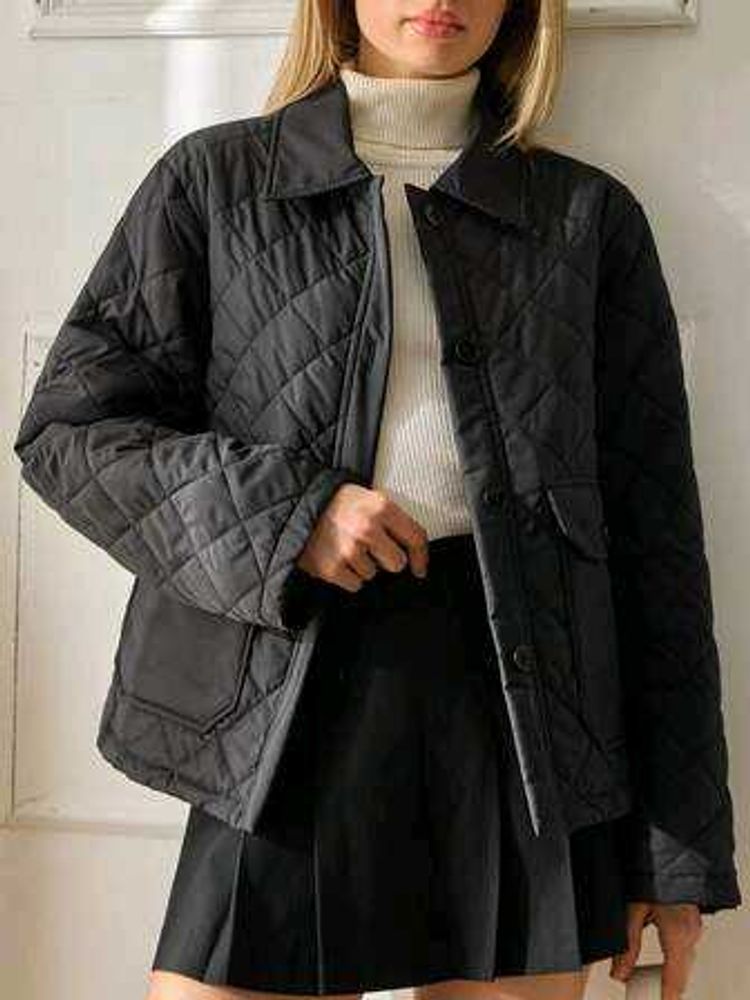 Quilted Gray Jacket