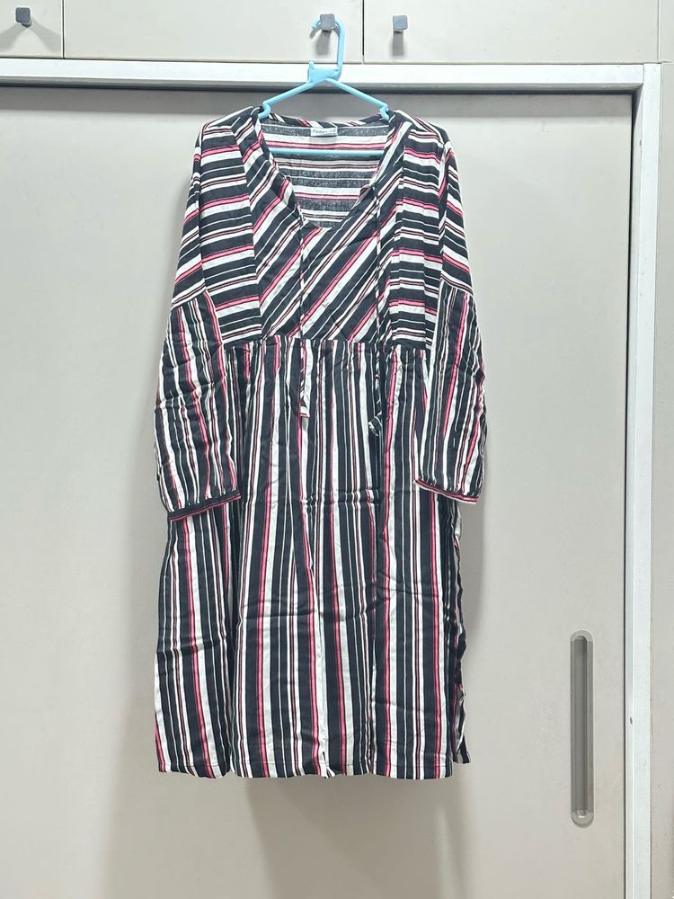 Maternity Dress Cotton Comfortable