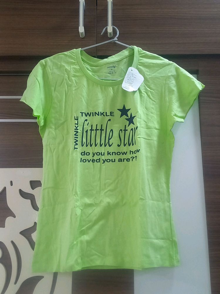 Lime Green Zivame Tshirt New