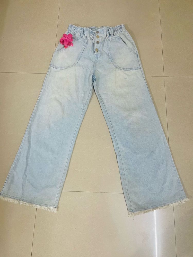 Light Wash Denim Jeans