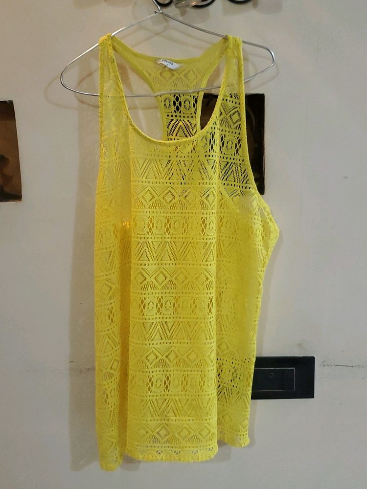 Beautiful Yellow Transparent Singlet..