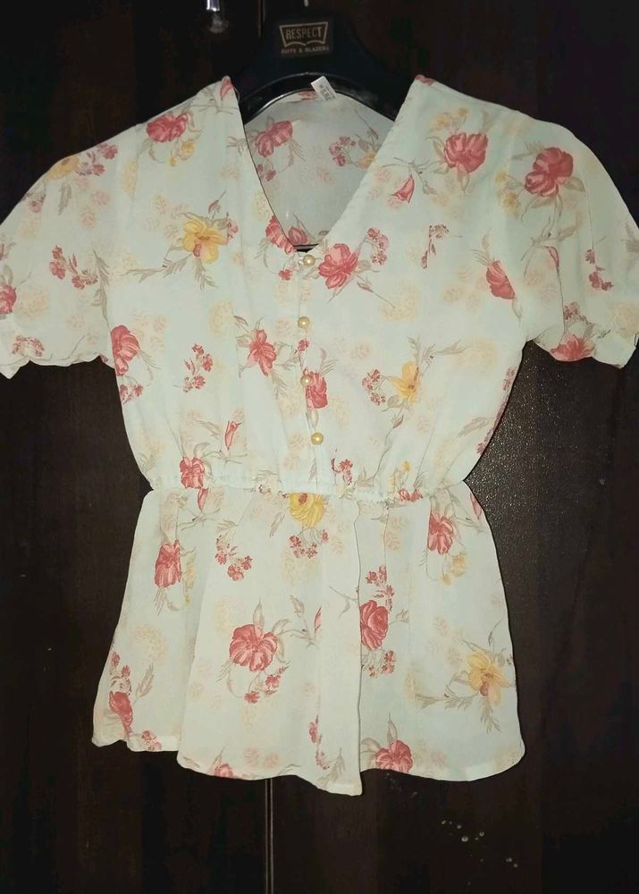 Floral Print Top