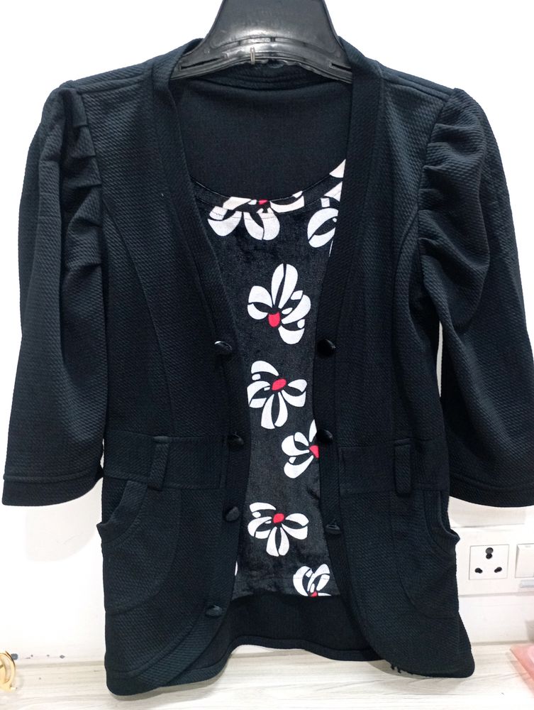 Stylish and Beautiful Black Coloured Top