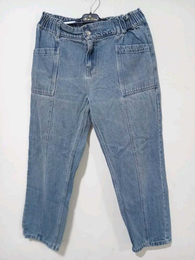 Light Wash Denim Pants