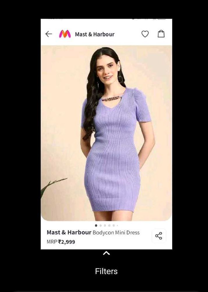 Mast &amp; Harbour Bodycon Mini Dress from myntra