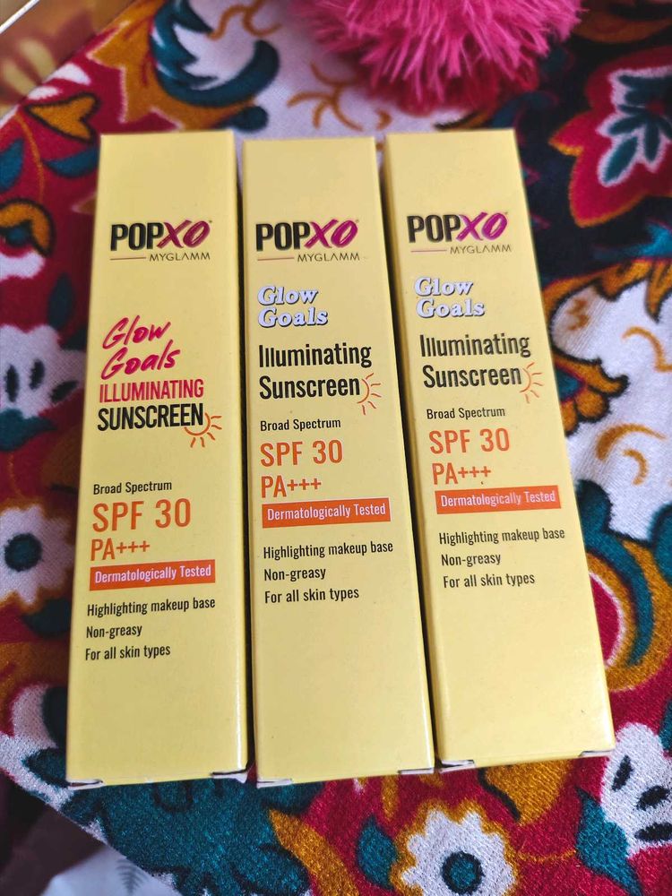 Myglamm Popxo Tinted Sunscreen Pack Of 3